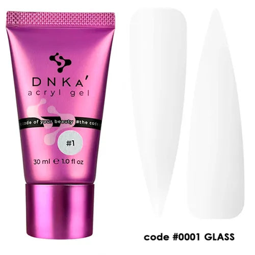 DNKa Acryl Gel No. 0001 Glass (transparent), 30 ml (in tube)