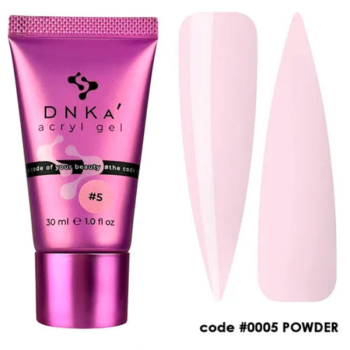 DNKa Acryl Gel No. 0005 Powder (pink), 30 ml (in tube)