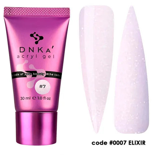 DNKa Acryl Gel No. 0007 Elixir (pink with shimmer), 30 ml (tube)